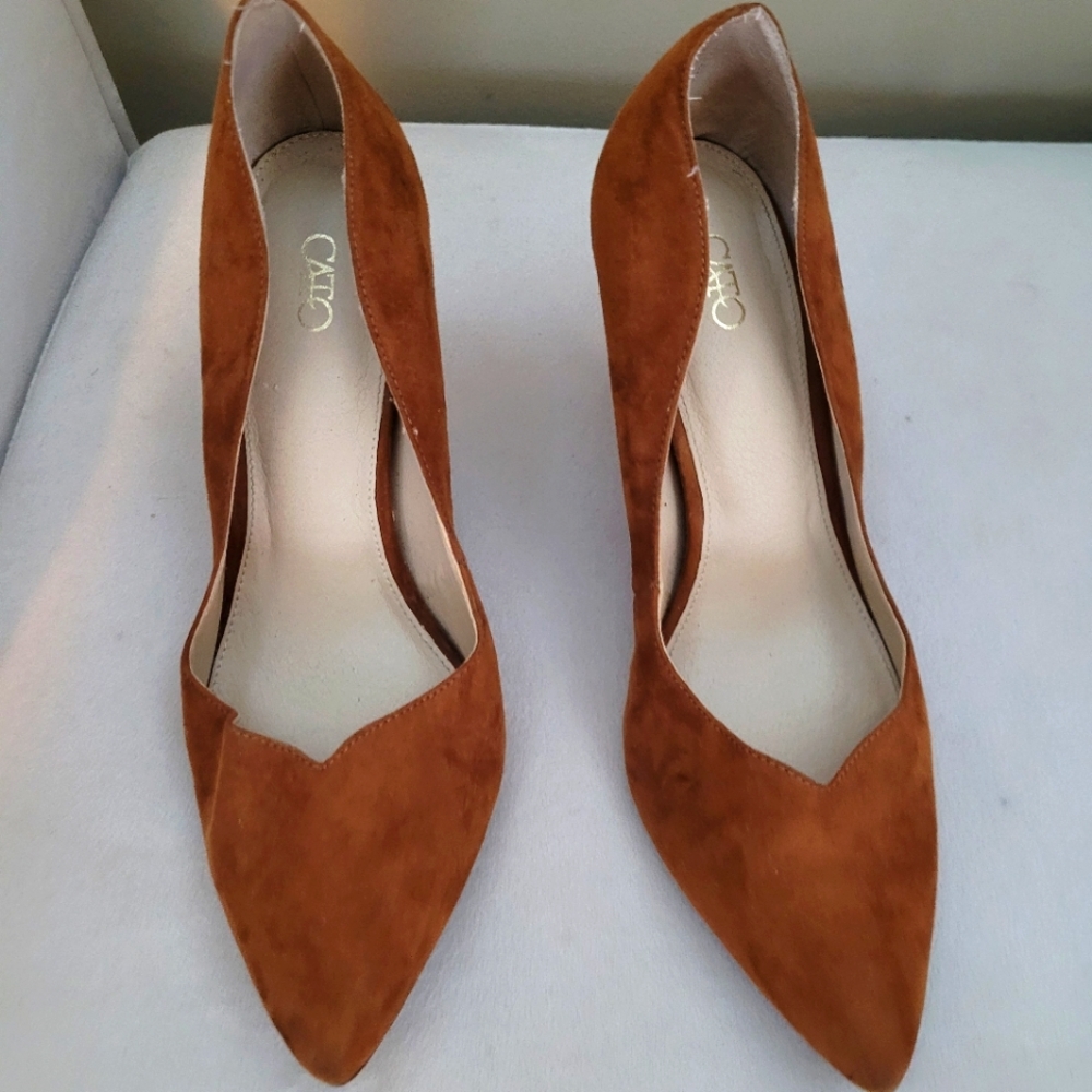 Cato brown heels
